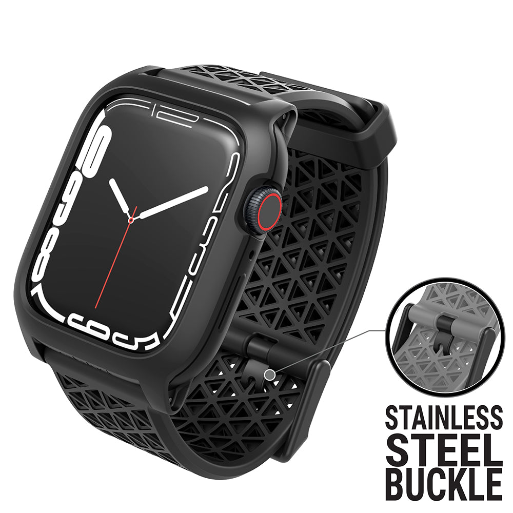 Catalyst Active Defense Case for Apple Watch Series 7 - Stealth Black