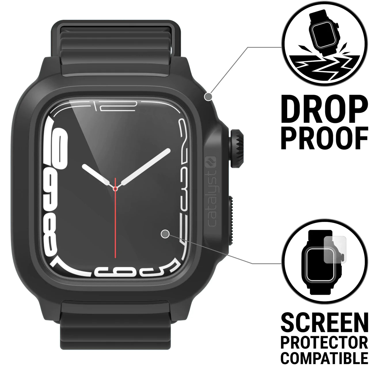 Catalyst Total Protection Case for Apple Watch Series 7