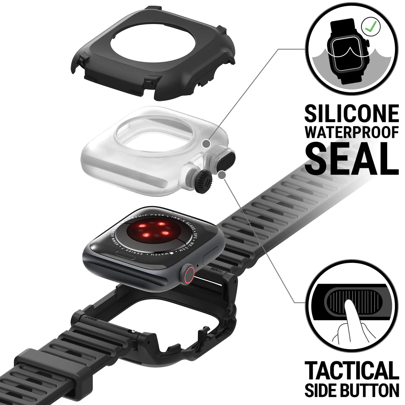 Catalyst Total Protection Case for Apple Watch Series 7