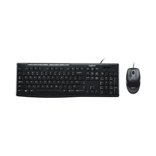 Logitech MK200 Media Corded Keyboard and Mouse Combo