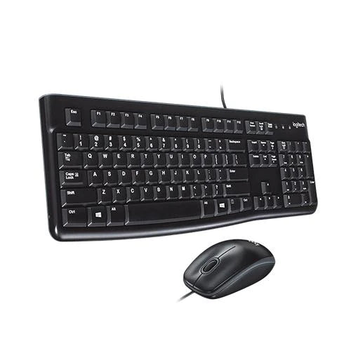 Logitech MK120 Corded USB Keyboard and Mouse Combo