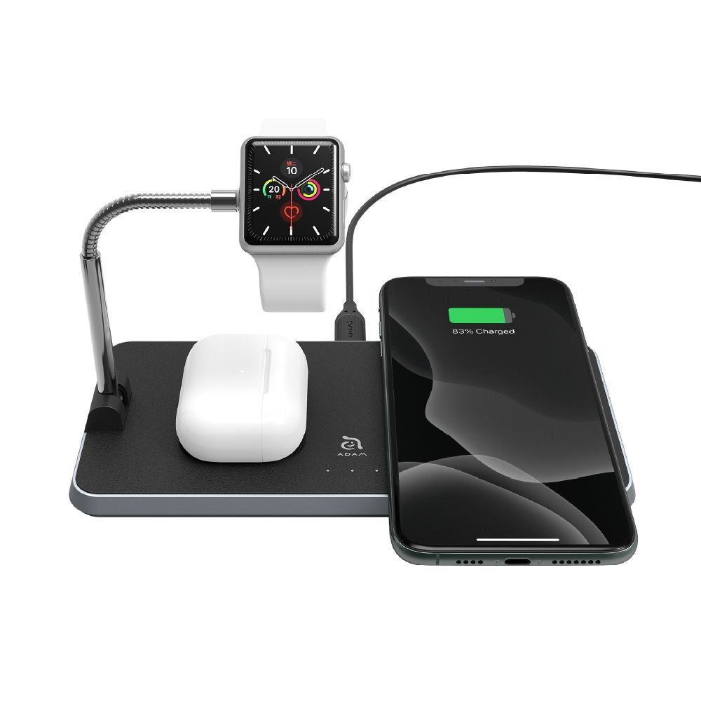 Adam Elements Omnia Q3 3-in-1 Wireless Charging Station