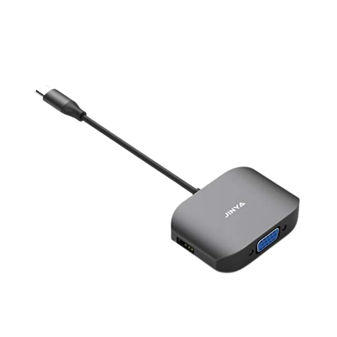 Jinya USB-C to Ethernet + USB3.0 2-in-1 Adapter