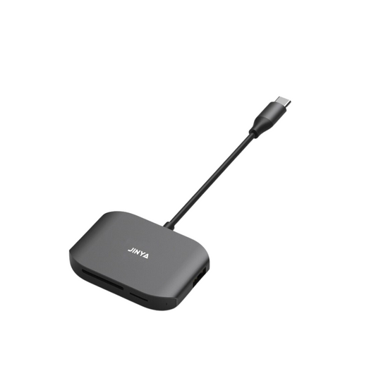 Jinya USB-C to TF/SD Card Reader 4-in-1 Adapter