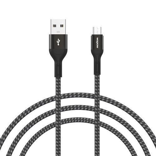 Wopow WX06 Nylon Braided Fast Charging Micro Cable (1.2m)